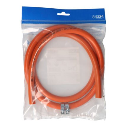 KIT MANGUERA BUTAFLEX BICAPA Ø INTERIOR 9mm Ø EXTERIOR15mm 1,50m (INCLUYE 2 ABRAZADERAS)