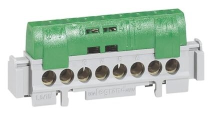 Borne de repartición aislado IP2X tierra